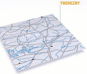 3d view of Thénezay