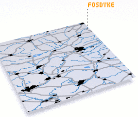 3d view of Fosdyke