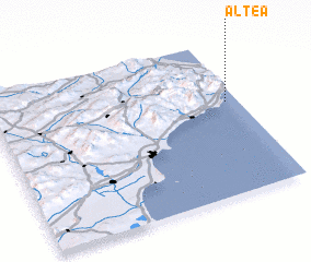 3d view of Altea