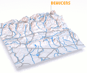 3d view of Beaucens