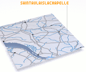 3d view of Saint-Aulais-la-Chapelle