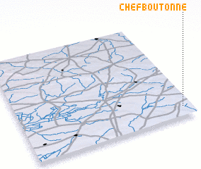 3d view of Chef-Boutonne