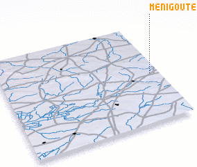 3d view of Ménigoute