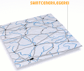 3d view of Saint-Céneri-le-Gérei