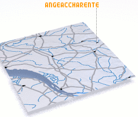 3d view of Angeac-Charente