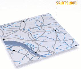 3d view of Saint-Simon