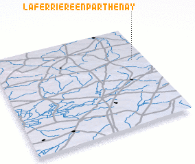 3d view of La Ferrière-en-Parthenay