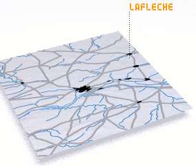 3d view of La Flèche