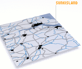 3d view of Sunk Island