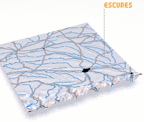 3d view of Escurès