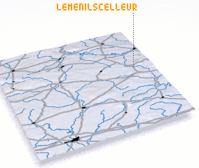 3d view of Le Ménil-Scelleur