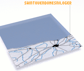 3d view of Saint-Ouen-du-Mesnil-Oger