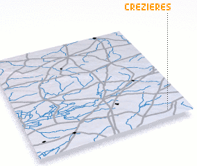 3d view of Crézières