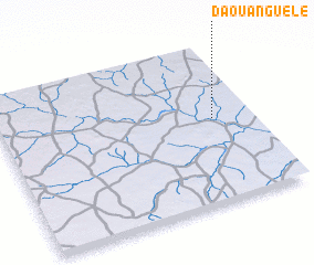3d view of Daouanguèlé