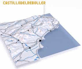 3d view of Castillo del Reboller