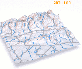 3d view of Antillón