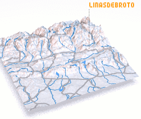 3d view of Linás de Broto