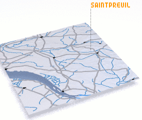 3d view of Saint-Preuil