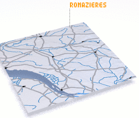 3d view of Romazières