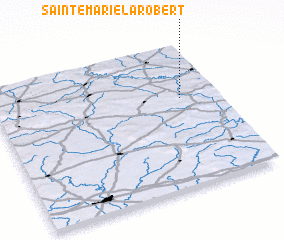 3d view of Sainte-Marie-la-Robert