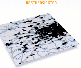 3d view of West Kensington