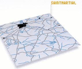 3d view of Saint-Martial