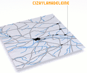 3d view of Cizay-la-Madeleine