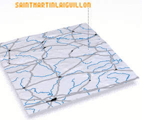 3d view of Saint-Martin-lʼAiguillon