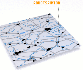 3d view of Abbots Ripton