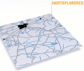 3d view of Sainte-Florence