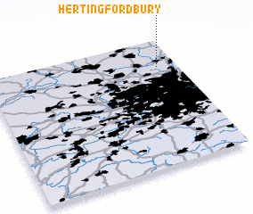 3d view of Hertingfordbury