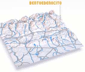 3d view of Bentué de Nocito