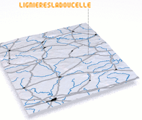 3d view of Lignières-la-Doucelle