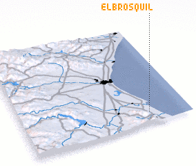 3d view of El Brosquil