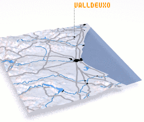 3d view of Vall de Uxó