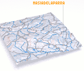 3d view of Masía de la Parra