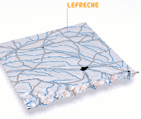 3d view of Le Frèche