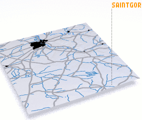 3d view of Saint-Gor