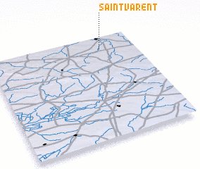 3d view of Saint-Varent