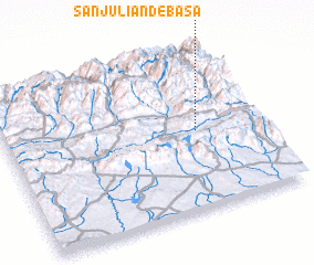 3d view of San Julián de Basa