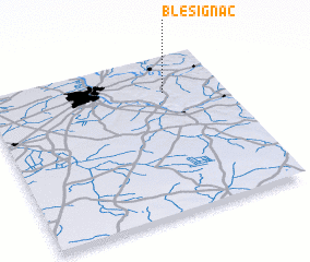 3d view of Blésignac