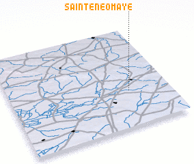 3d view of Sainte-Néomaye