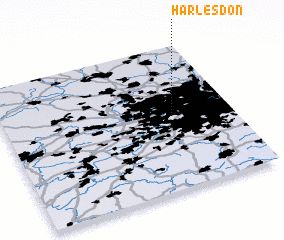 3d view of Harlesdon