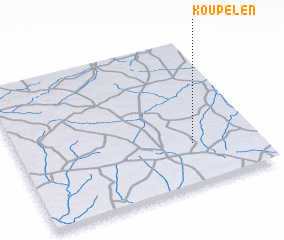 3d view of Koupélen