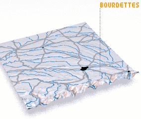 3d view of Bourdettes