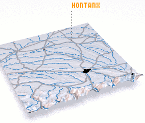 3d view of Hontanx