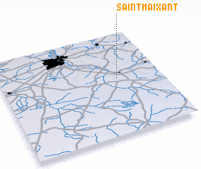 3d view of Saint-Maixant