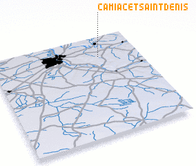 3d view of Camiac-et-Saint-Denis