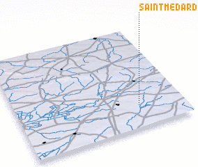 3d view of Saint-Médard