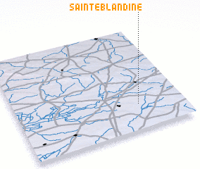 3d view of Sainte-Blandine